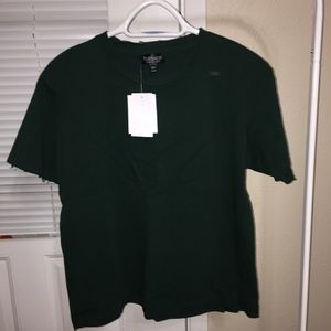 Topshop hunter green Nibble Tee, size 6